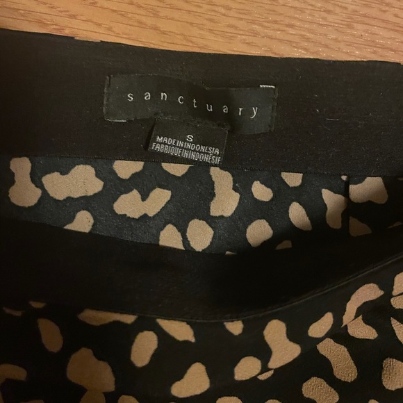 Sanctuary silky animal print midi skirt - Picture 5 of 5